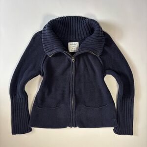 American Eagle Outfitters Dark Blue V-Neck Sweater